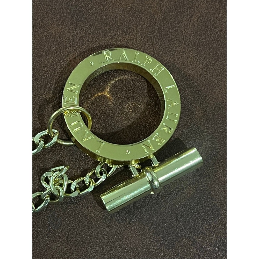 Lauren Ralph Lauren Gold toned Chainโ Toggle Belt/ Necklace